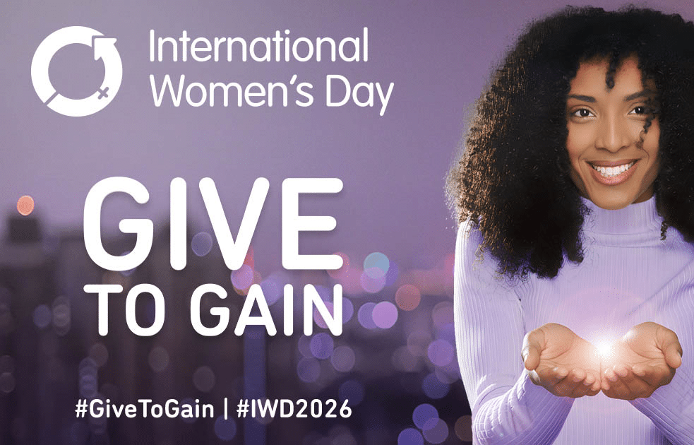 A poster for International Women's Day.